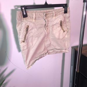 J Brand tan mini skirt size 25/ XS